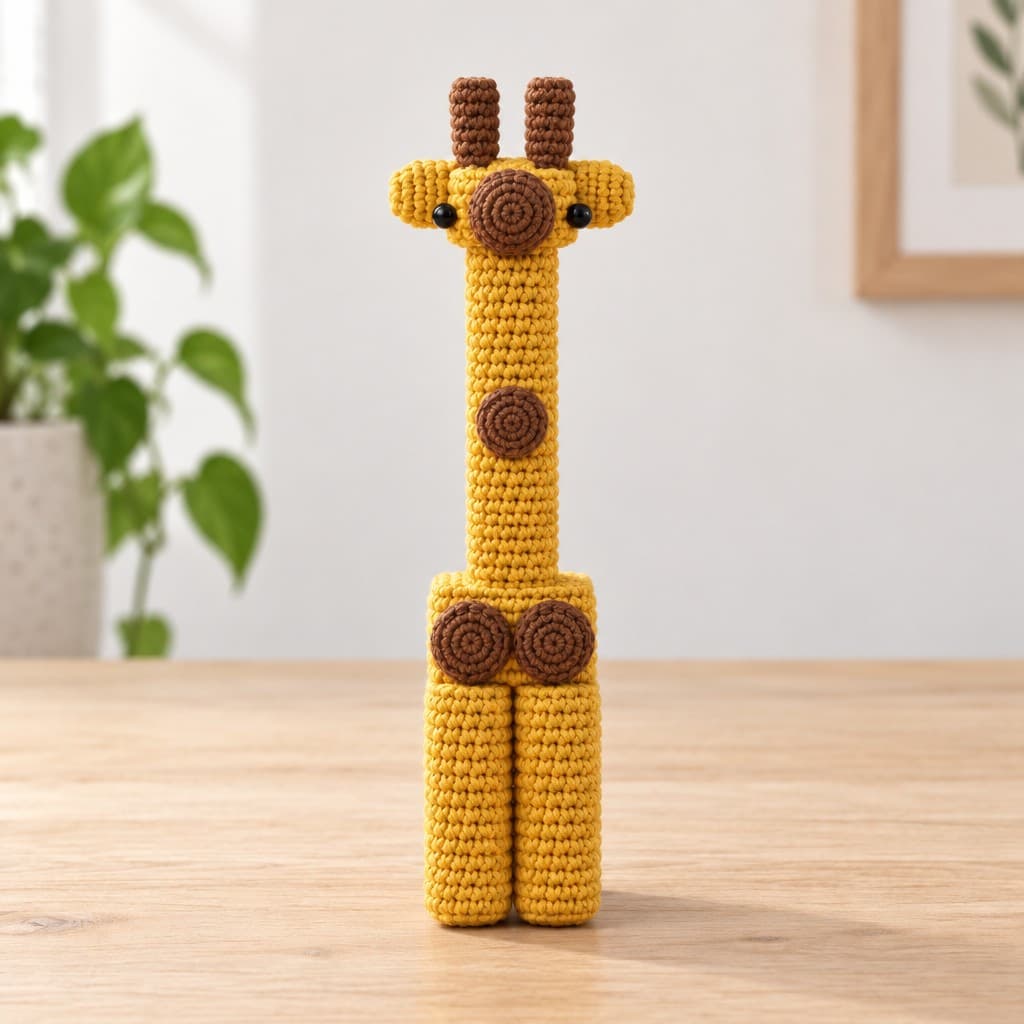 Mustard Giraffe: AI visualization of the intended result