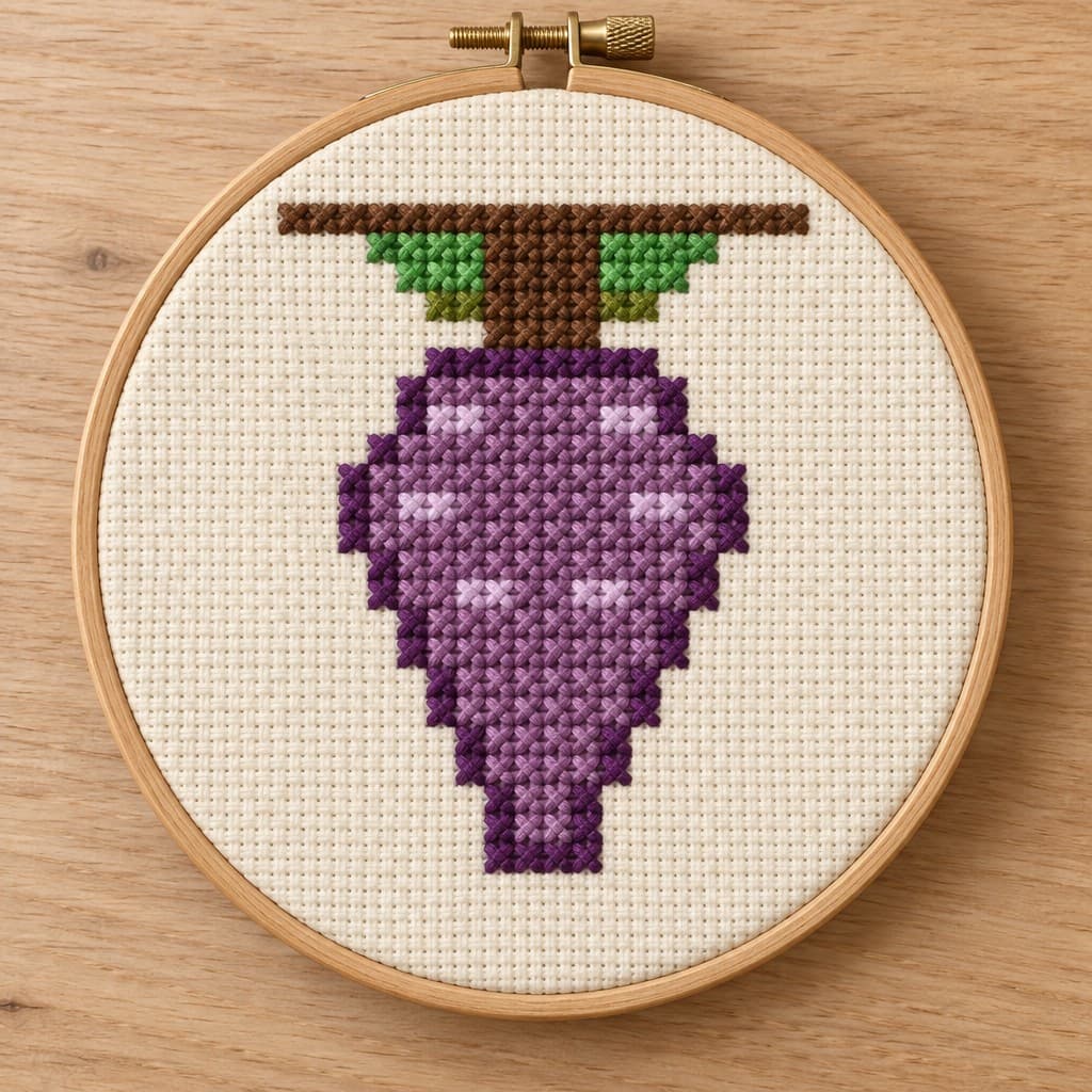 Grape Bunch on a Twig: AI visualization of the intended result