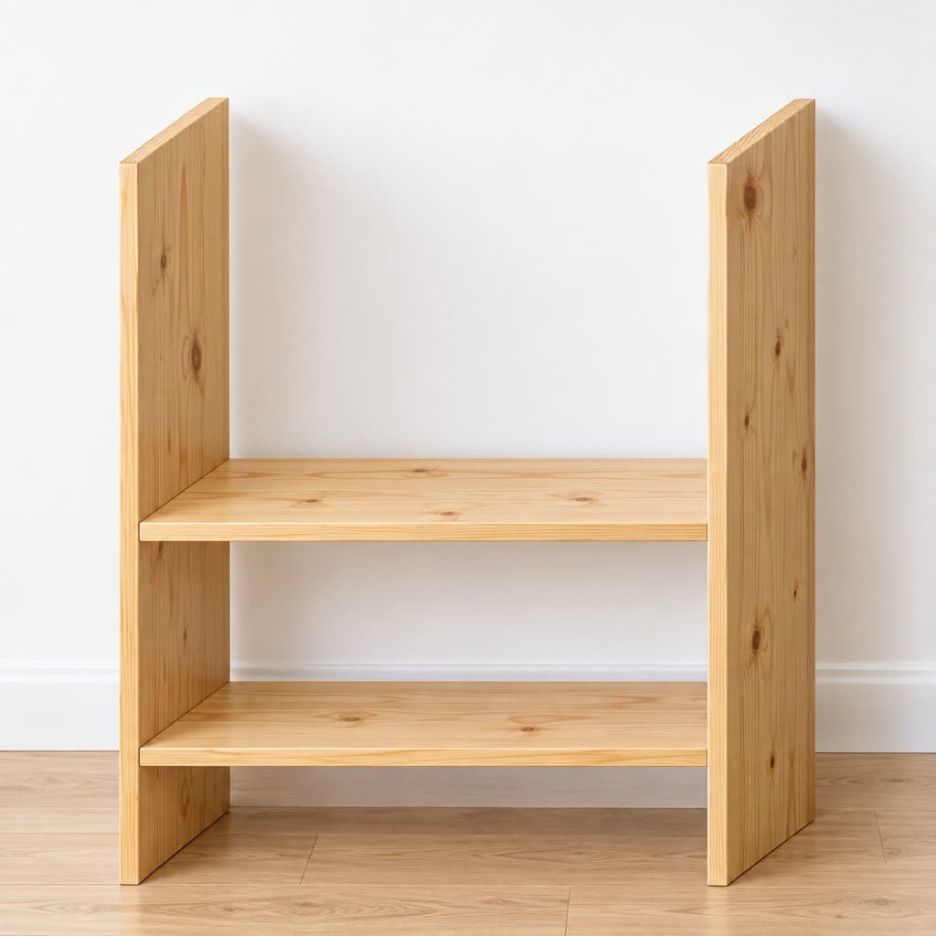 Entryway Storage Bench: AI visualization of the intended result