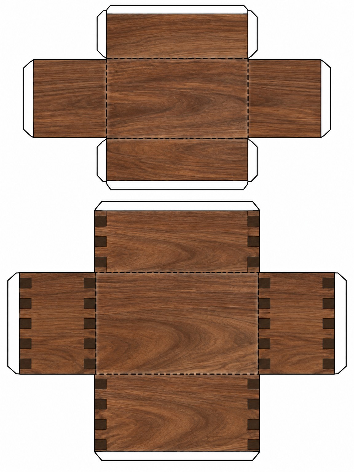 Papercraft template: the result